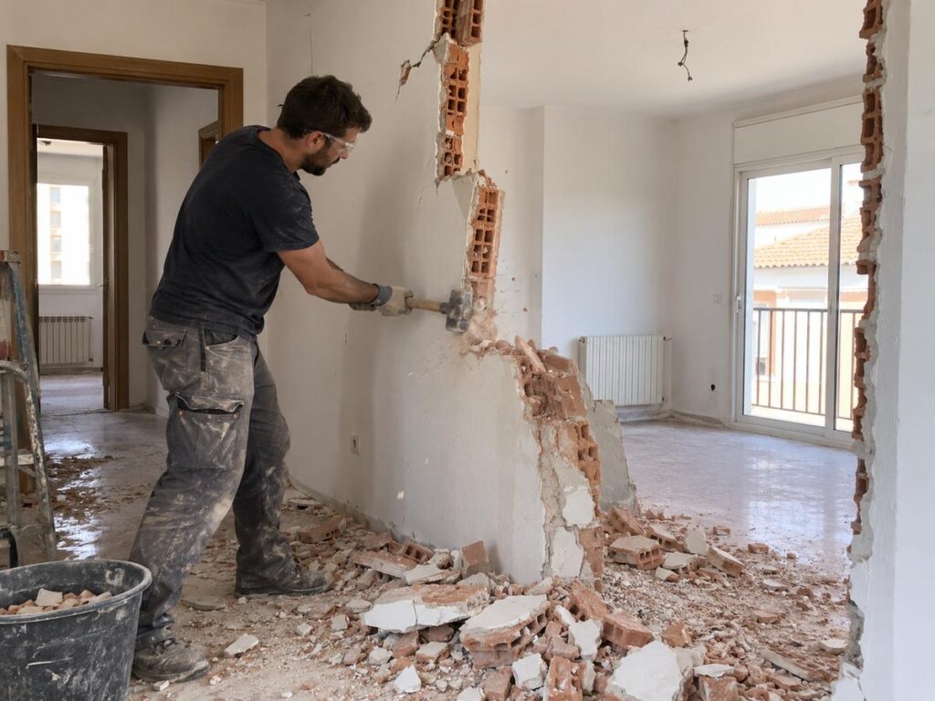 servicios demolicion tabiques interiores reus tarragona